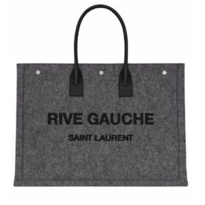 Like New Wool Saint Laurent Rive Gauche Tote